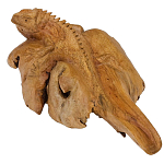 Статуэтка из дерева игуана Animals of the World варинант исполнения - 4 | Loft Concept в Орле