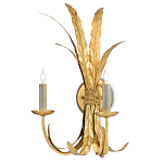 Бра с каркасом в виде пучка золотых перьев Bunch of Feathers варинант исполнения - 2 | Loft Concept в Орле