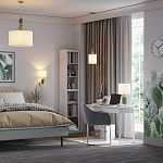 Настольная лампа с декором в виде кактуса из керамики Opuntia варинант исполнения - 5 | Loft Concept в Орле