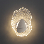 Бра с рельефным волнообразным стеклянным плафоном и вставкой из мрамора Liquid Stone варинант исполнения - 9 | Loft Concept в Орле