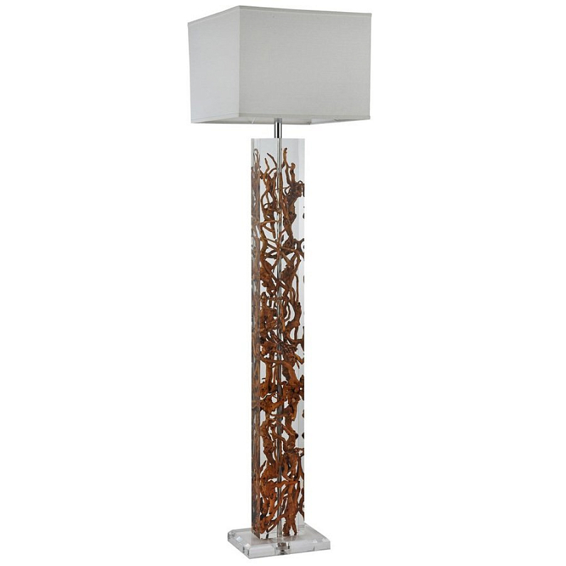 Торшер Bleu Nature KISIMI  floor lamp Белый Коричневый в Орле | Loft Concept 