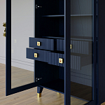 Дизайнерский шкаф витрина Elsa Dreams Blue с 4-мя ящиками варинант исполнения - 8 | Loft Concept в Орле