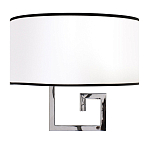 Бра с белым овальным абажуром с черной окантовкой Natural Concepts варинант исполнения - 1 | Loft Concept в Орле