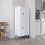 Комод белый с 4-мя дверцами на металлических ножках SPARK MULTIPURPOSE CABINET WHITE варинант исполнения - 3 | Loft Concept в Орле