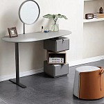 Консоль с зеркалом и  3-мя вращающимися ящиками Eloida варинант исполнения - 5 | Loft Concept в Орле