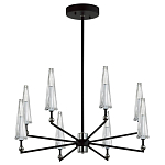 Люстра с прозрачными плафонами из стекла Umbrella варинант исполнения - 1 | Loft Concept в Орле