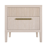 Прикроватная Тумбочка Primo с двумя ящиками Светлый дуб варинант исполнения - 7 | Loft Concept в Орле