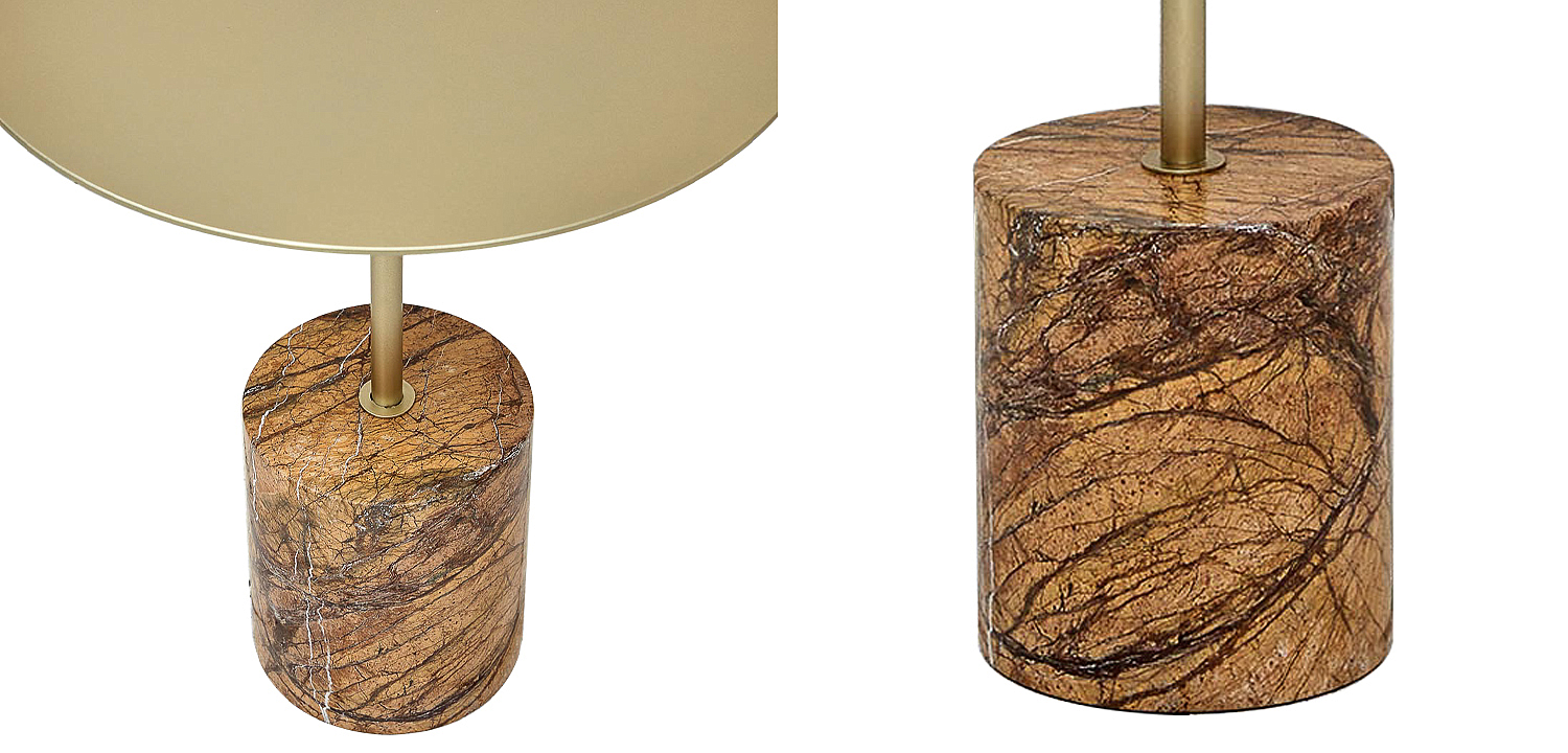 Приставной стол Thabi Light Brown Side table Приставной стол Thabi Light Brown Side table - Loft-Concept в Орле