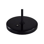 Настольная лампа черного цвета с круглым основанием и длинным прямым плафоном Trumpet tube варинант исполнения - 3 | Loft Concept в Орле