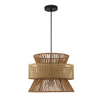 Подвесной светильник с абажуром из натуральных материалов Light Inside the Cell варинант исполнения - 3 | Loft Concept в Орле