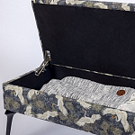 Банкетка с принтом из журавлей Crane варинант исполнения - 5 | Loft Concept в Орле