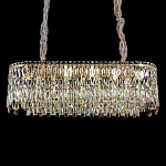 Люстра овальная с хрустальными подвесками Roul Crystal Light варинант исполнения - 2 | Loft Concept в Орле
