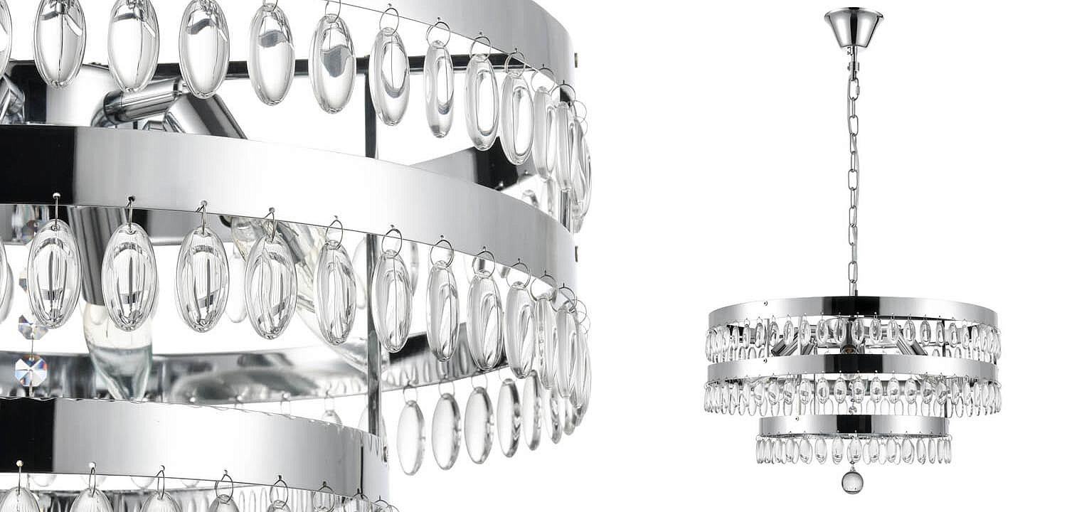 Люстра Oberon Chandelier chrome 50 Люстра Oberon Chandelier chrome 50 - Loft-Concept в Орле