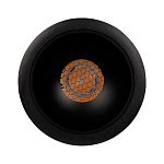Встраиваемый спот светодиодный круглый черного цвета с углублением Ombra Lux  варинант исполнения - 2 | Loft Concept в Орле
