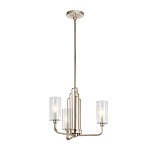  Люстра с прозрачными рифлеными цилиндрическими плафонами Kichler варинант исполнения - 9 | Loft Concept в Орле