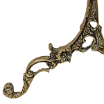 Стол бронзовый круглый с мраморной столешницей Coffee De Bronze варинант исполнения - 2 | Loft Concept в Орле