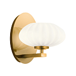  Бра с круглым плафон из матового белого стекла Kichler варинант исполнения - 1 | Loft Concept в Орле