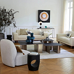 Приставной столик черного цвета AMORPHOUS варинант исполнения - 4 | Loft Concept в Орле