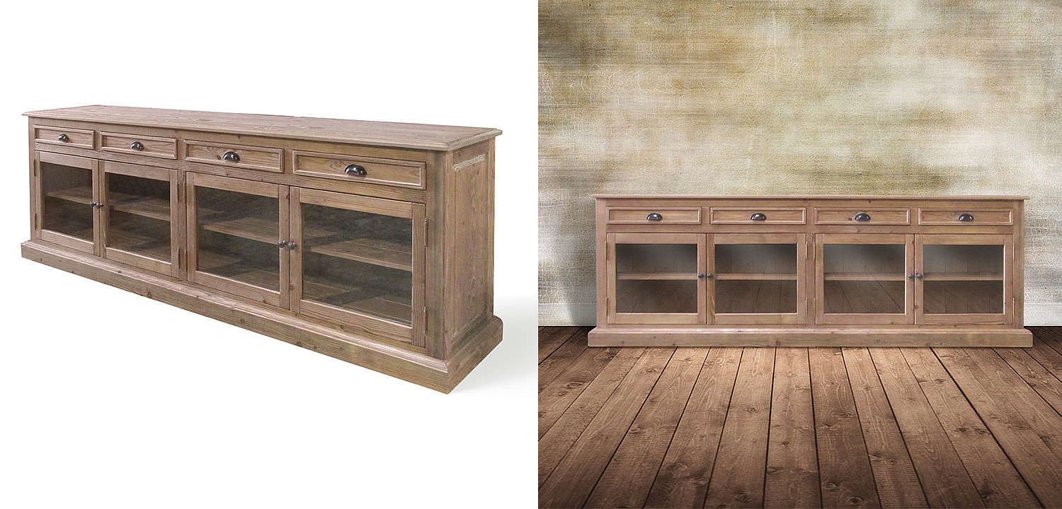 Комод Hakon Provence HARMONIE Natural Patina long Комод Hakon Provence HARMONIE Natural Patina long - Loft-Concept в Орле