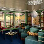 Обои ручная роспись The Plain of Musashi Original colourway on painted Xuan paper with gold ombre варинант исполнения - 1 | Loft Concept в Орле