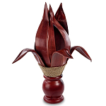 Настольная лампа красная INDONESIAN LAMPS варинант исполнения - 1 | Loft Concept в Орле