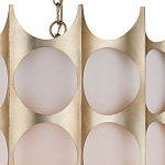 Подвесной светильник в форме цилиндра с фактурным серебряным каркасом и тканевым абажуром Silver Honeycomb варинант исполнения - 2 | Loft Concept в Орле