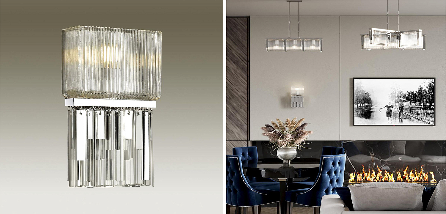 Бра Madelen Chrome Wall Lamp Бра Madelen Chrome Wall Lamp - Loft-Concept в Орле
