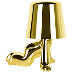 Настольная лампа фигурная цвета золото с гладким абажуром Высота 17 см Sophia варинант исполнения - 4 | Loft Concept в Орле