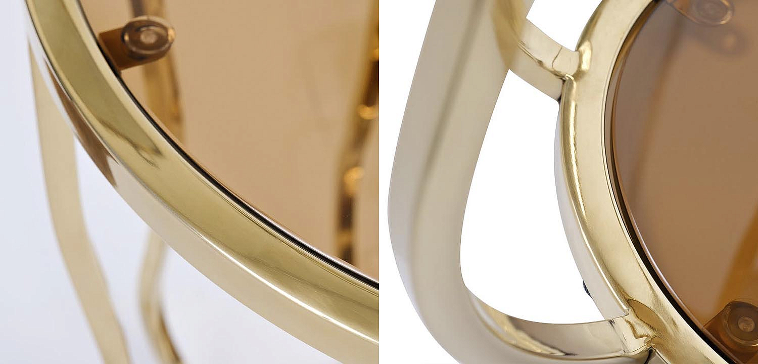 Приставной стол Fedric Side Table gold Приставной стол Fedric Side Table gold - Loft-Concept в Орле