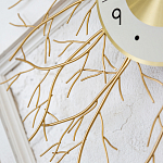 Часы настенные из металла золотые с белым циферблатом Current Time варинант исполнения - 3 | Loft Concept в Орле