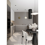 Кухонный гарнитур с фасадом в полоску Rainier Kitchen Set варинант исполнения - 4 | Loft Concept в Орле