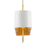 Люстра прямоугольная с белыми цилиндрическими абажурами White Ribbon варинант исполнения - 1 | Loft Concept в Орле