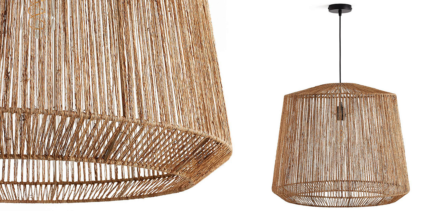 Подвесной светильник Signe Wicker Hemp Beige 59 Подвесной светильник Signe Wicker Hemp Beige 59 - Loft-Concept в Орле