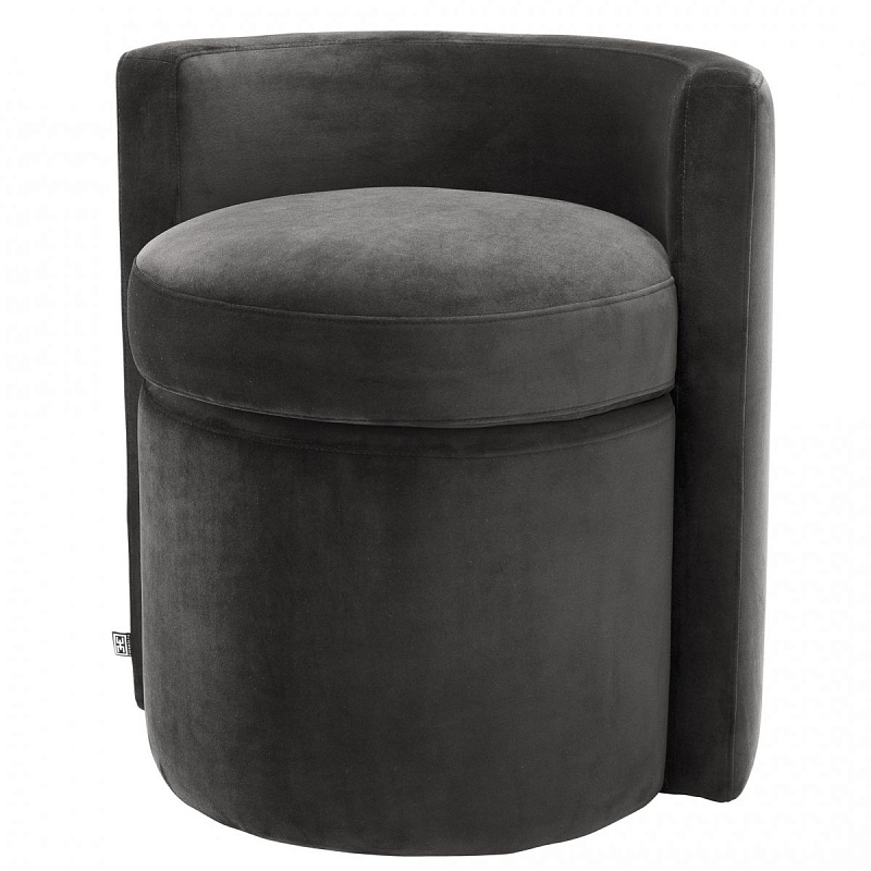 Кресло Eichholtz Stool Arcadia dark grey Серый Кресло Eichholtz Stool Arcadia dark grey Серый в Орле | Loft Concept