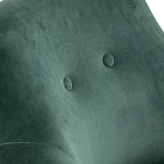 Кресло велюровое темно-зеленого цвета Diaspro Green Armchair варинант исполнения - 5 | Loft Concept в Орле