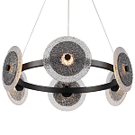 Люстра с плафонами из фактурного двойного стекла Heterochromia варинант исполнения - 2 | Loft Concept в Орле