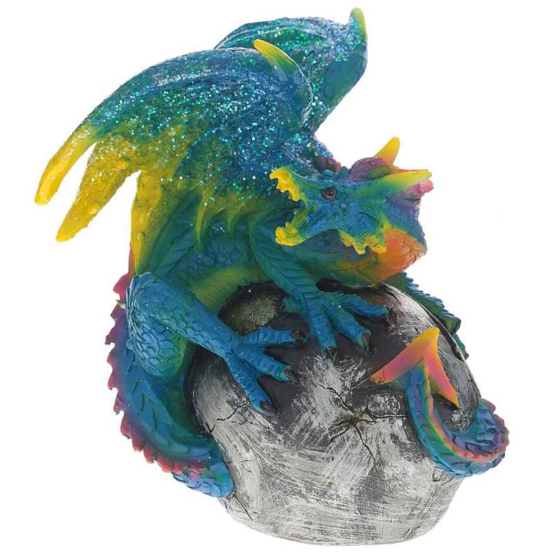 Декоративная статуэтка Дракон Blue Multicolor Dragon Statuette Мульти Синий Декоративная статуэтка Дракон Blue Multicolor Dragon Statuette Мульти Синий в Орле | Loft Concept