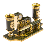 Настольный письменный набор из нефрита с ножом для бумаг в подарочной коробке Maecenas варинант исполнения - 2 | Loft Concept в Орле