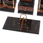 Настольный письменный набор из лемезита и змеевика с декором в виде Орла в подарочной упаковке Successful Leader варинант исполнения - 4 | Loft Concept в Орле