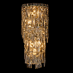 Бра с каскадом из прозрачного хрусталя и корпусом золотого цвета Constant Sparks варинант исполнения - 1 | Loft Concept в Орле