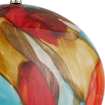 Настольная лампа разноцветная с овальным тканевым абажуром Abstraction варинант исполнения - 1 | Loft Concept в Орле