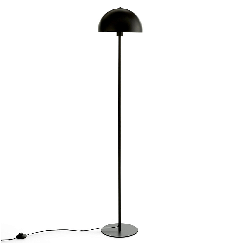 Торшер напольный из металла Dome of Light Black Черный Торшер напольный из металла Dome of Light Black Черный в Орле | Loft Concept