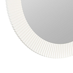 Зеркало в круглой фактурной раме Mirror Modern Texture белое варинант исполнения - 2 | Loft Concept в Орле