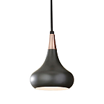  Подвесной светильник с каплевидным плафоном темного цвета Feiss варинант исполнения - 1 | Loft Concept в Орле