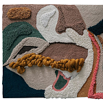 Тканый вручную текстильный гобелен Orchid варинант исполнения - 3 | Loft Concept в Орле