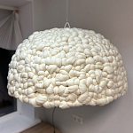 Вязаный подвесной светильник из шерсти Dome Wool Lamp  варинант исполнения - 2 | Loft Concept в Орле
