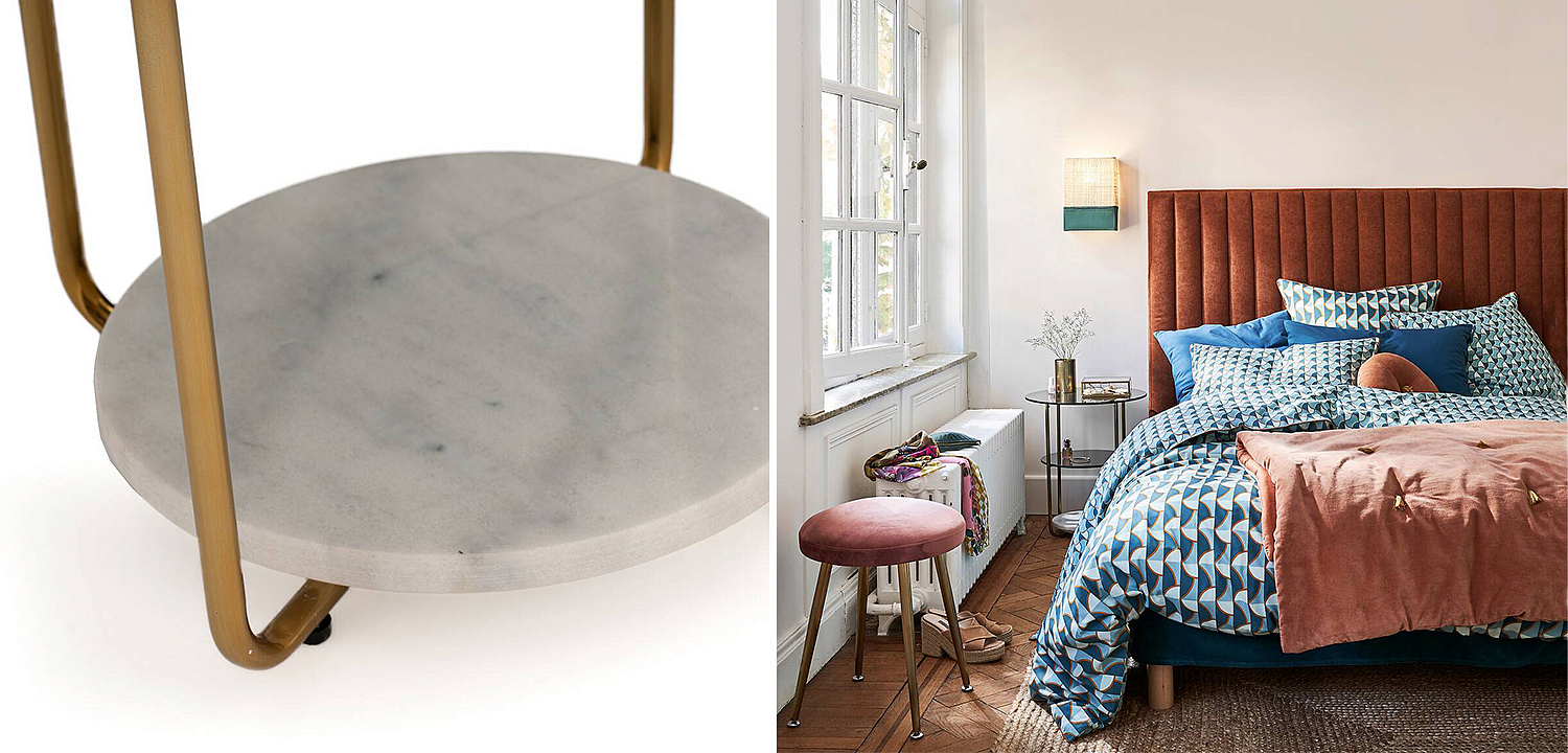 Приставной стол White Marble Приставной стол White Marble - Loft-Concept в Орле