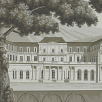 Обои ручная роспись Monuments of Paris Eau Forte on scenic paper варинант исполнения - 3 | Loft Concept в Орле