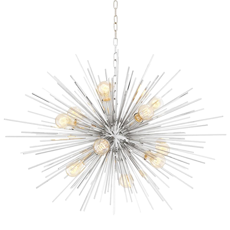 Люстра Chandelier Boivin Nickel Никель Люстра Chandelier Boivin Nickel Никель в Орле | Loft Concept