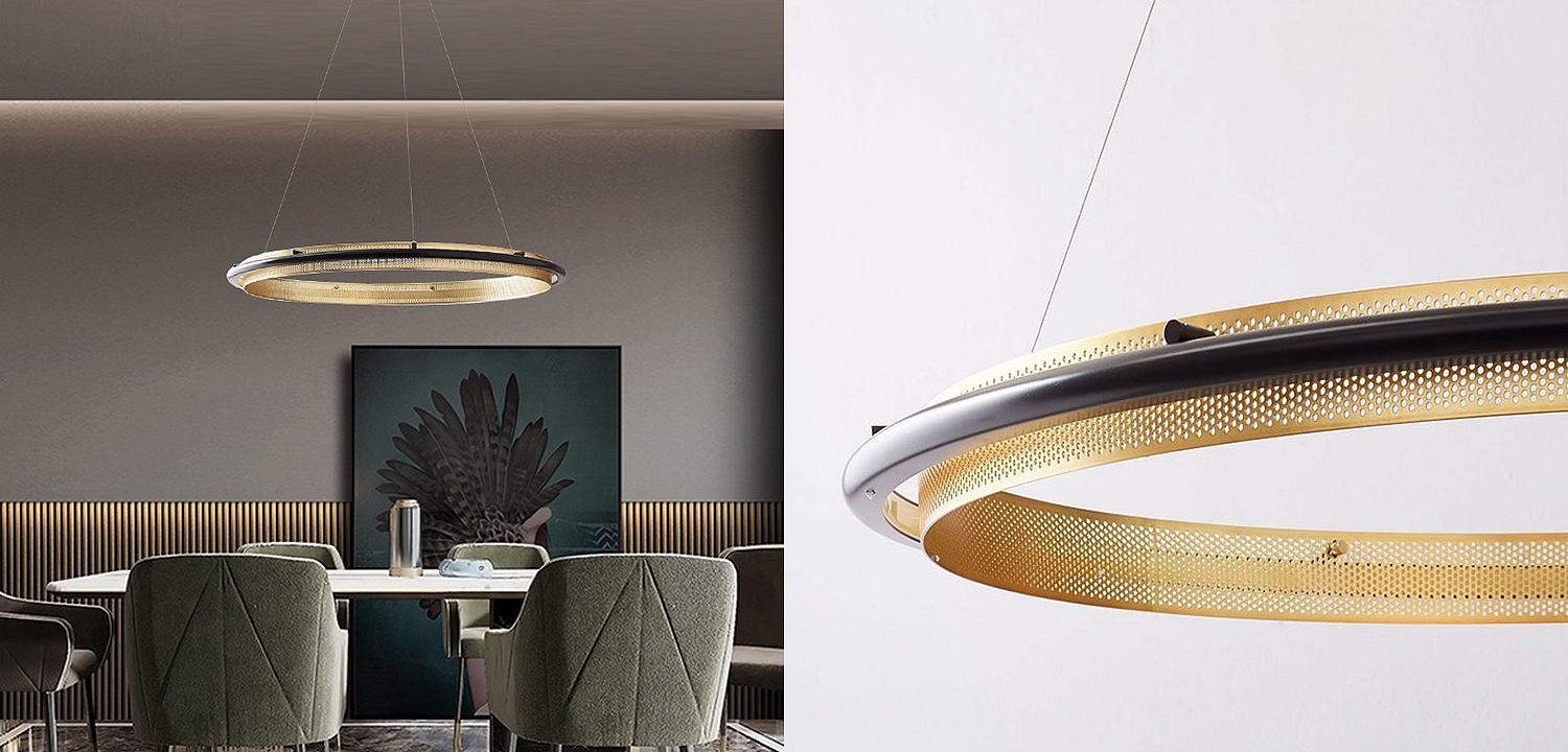 Люстра Gold ring horizontal pendant Люстра Gold ring horizontal pendant - Loft-Concept в Орле